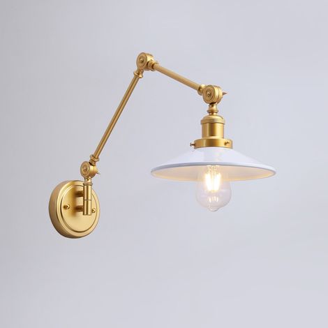 Schwenkbare Vintage Wandleuchte „Wallen“