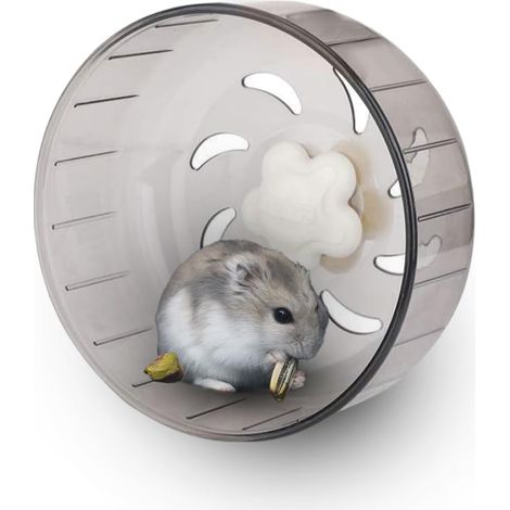 Roue pour Hamster, 13 cm/5,11 Pouces silencieuse Roue d'exercice antidérapante Jouet pour Petits Animaux pour gerbilles Souris et Petits Animaux de Compagnie (1/5)