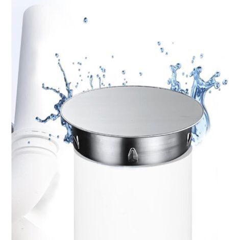 Coperchio ermetico per canna fumaria Ø 150 mm – Tappo in acciaio inox ignifugo per canna fumaria o stufa