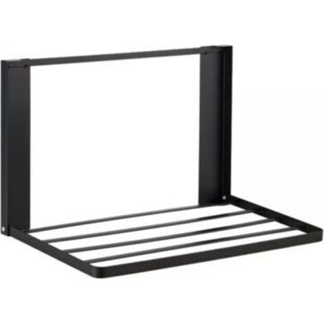 Étagère murale pliable Étagère magnétique pour réfrigérateur Étagère murale pliable de style rétro, idéale pour les salles de bains, les chambres, les salons et les cuisines