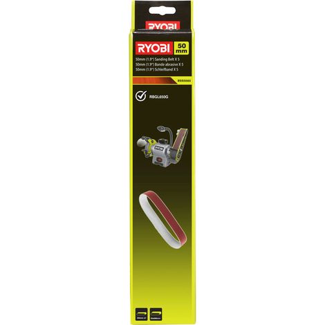 Ryobi BSS50A5 5 Nastri Abrasivi 50x686mm Grana 80 Levigatrice RBGL650G (1/2)