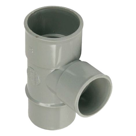 Raccord PVC Wavin 3026012 angle 87°30 mâle femelle