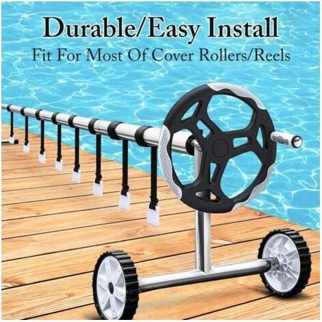 Bobina di copertura per piscina, kit di montaggio per bobina di copertura solare per piscina (8 pezzi), il coperchio del rullo, bolla retrattile piscina (1/5)