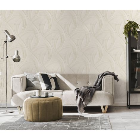 Guido Maria Kretschmer Vliestapete 10218-37 Fashion for walls 3, Streifen taupe, 10,05 x 0,53 m (1/5)