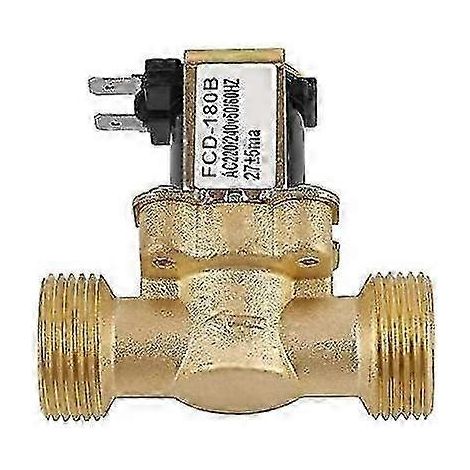 Électrovanne 240 V - G3/4, entrée d'eau 2 voies, normalement fermée (NF), laiton, électrovanne électronique 220 V/240 V CA, FCD-180B SZRH CA (1/5)