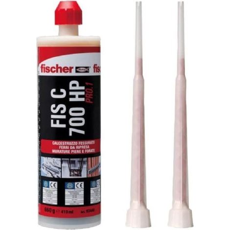 Fischer ANCORANTE CHIMICO FIP C700 HP PLUS CARTUCCIA ml. 410 12 PZ (1/2)
