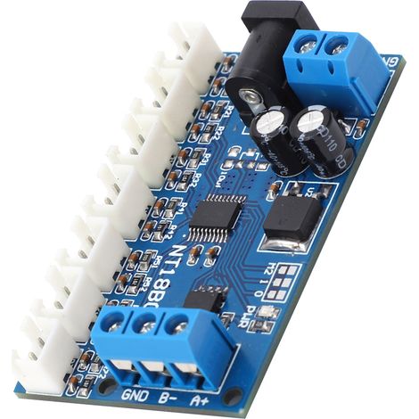 Modul NT18B07 7-Kanal-RS485-Karte für Temperatursensor, papierlosen Schreiber, SPS 6–24 V (1/5)
