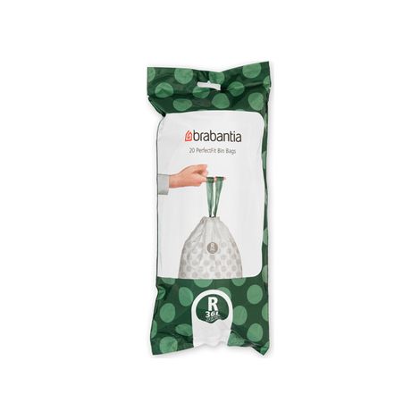 20 SACS POUBELLES PERFECT FIT MOD.R 36 LT BLANC (1/3)