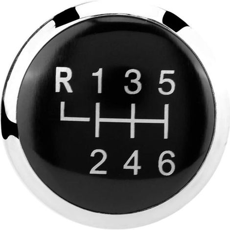 Lntyq Pommeaux de leviers de vitesse, 6 Vitesses Manuelle Bouton de levier de vitesse pour Transporter T5 T5.1 (1/3)