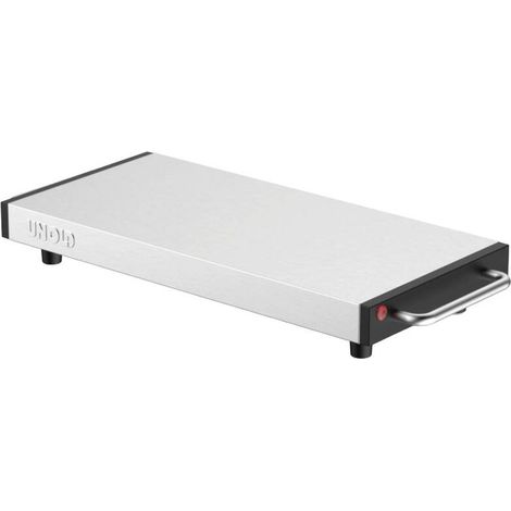 [NEUWERTIG] B-Ware Unold Warmhalteplatte Elena 58845 Heizplatte Edelstahl 1100W 40x20cm stabil (1/2)
