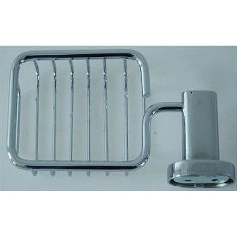 Cleafe - Mensola Bagno Doccia Porta Sapone Saponetta Rettangolare Fissaggio A Muro 52430a - (1/3)