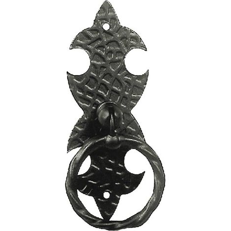 MANIGLIA AD ANELLO CON PIASTRA mm 45