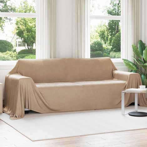 Wohndecken 6 pcs Kamel 350 x 270 cm Fleece