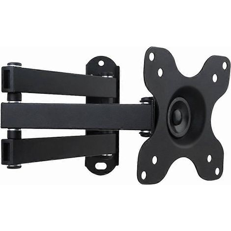 Support mural articulé pour moniteur LCD, bras extensible de 15 pouces, inclinaison et rotation complètes, compatible avec la plupart des téléviseurs LED de 13 à 32 pouces. (1/5)