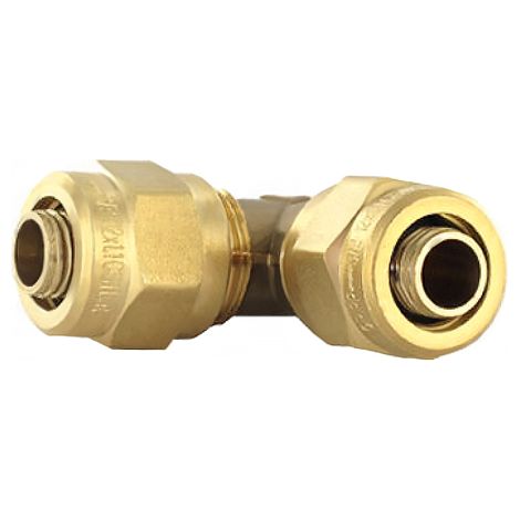Coude PER Retigripp à compression égal Ø16 (1/2)