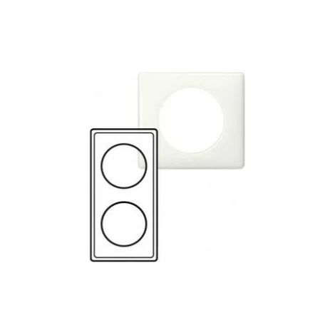 Legrand 066632 – Céliane-Teller – Erinnerungen – 2 Positionen – Gestern (Weiß)