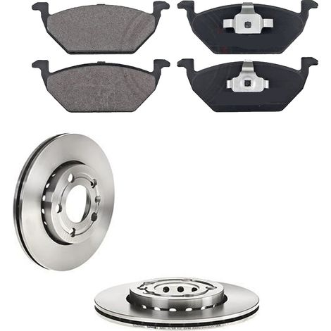 KIT FRENI ANTERIORI compatibile con SKODA FABIA II (542) - DISCHI + PASTIGLIE OEM: P 85 041 / 17194 , 16880 , 16882 /SOSTITUZIONE DIRETTA/BASSA POLVERE/SILENZIOSO