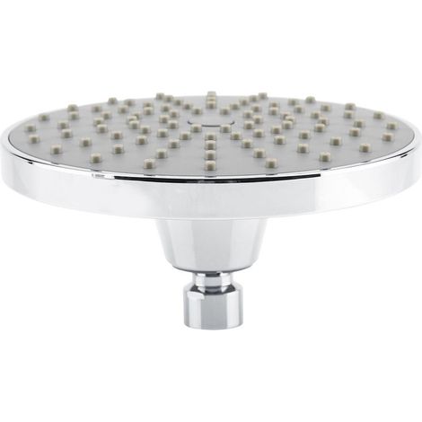 Pommeau de douche pluie haute pression rond 6 pouces accessoires de salle de bain pulvérisateur supérieur chromé (1/5)