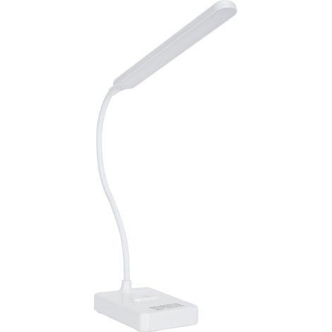 Flexible LED-Augenschutzlampe, USB-aufladbar, mit drei Helligkeitsstufen, für Büro oder Zuhause, weiß, Artikelnummer 1901 (1/5)