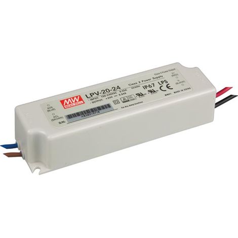 Fuente de alimentación conmutada - 1 salida - 20 w - 24 v