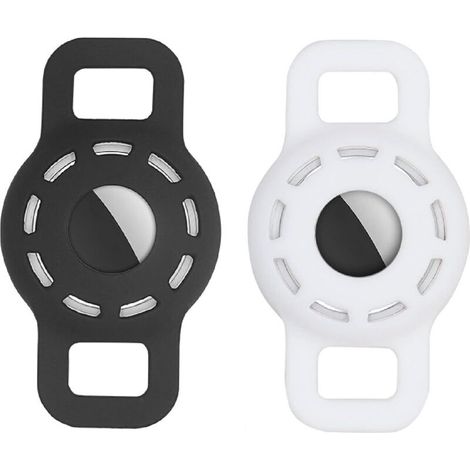 Support de collier de chien Airtag (noir + blanc)-Fei Yu (1/5)