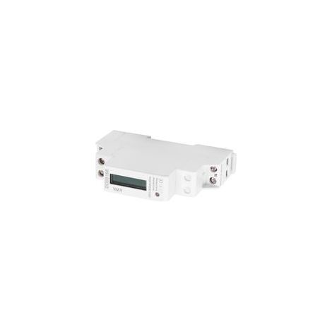 Compteur électrique électronique LCD 220 V monophasé sur rail DIN 5-32 A (1/5)