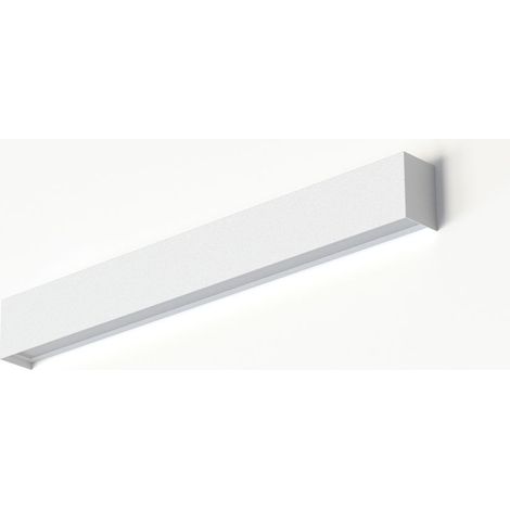 Wandlampe Metall Up Down B: 62 cm Weiß länglich warmweiß 3000 K 1700 lm