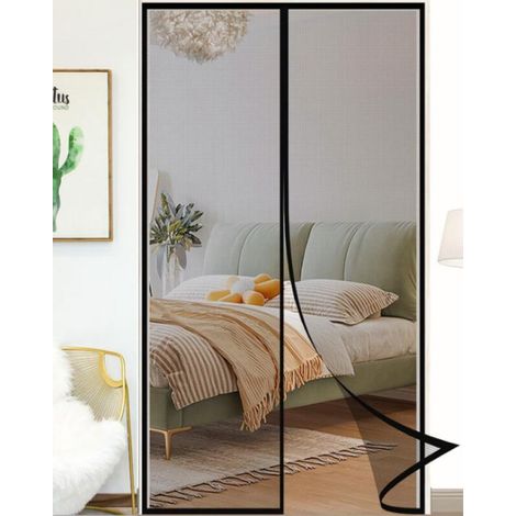 Moustiquaire Porte Fenêtre 100x210cm, Rideau Anti Moustique Magnétique Fermeture Automatique, Moustiquaire Aimantée Pour Porte Fenetre (1/5)
