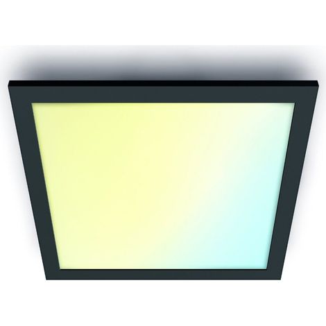WiZ Panel Deckenleuchte Quadratisch 36W (Schwarz) Warm bis Kaltweißes Licht (1/5)