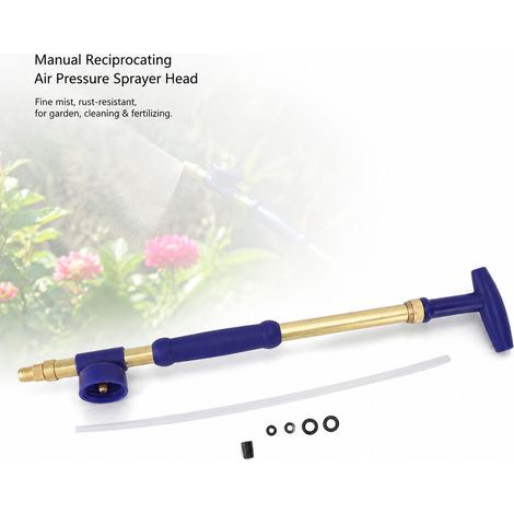 Pulvérisateur à Pression - Tige en Cuivre - Acier Inoxydable - Arrosoir de Plantes Manuel Léger avec Tuyau pour Jardin et Bouteille (1/5)