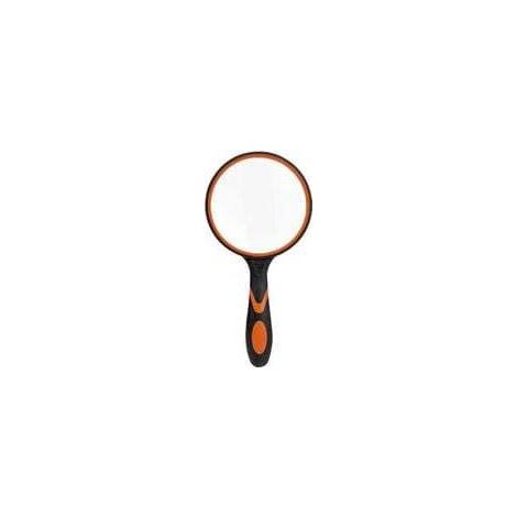 Große Lupe, ideal zum Lesen von Nachschlagewerken und Zeitungen, zur Insektenbeobachtung, für Freizeitaktivitäten und für optimale Sichtverhältnisse. Farbe: Schwarz und Orange. (1/5)