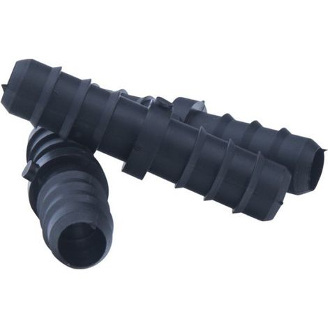 Connecteur Goutte-à-Goutte - 16 mm - Polypropylène - Pour Réseau D'irrigation Fixe - Lot De 3 (1/4)
