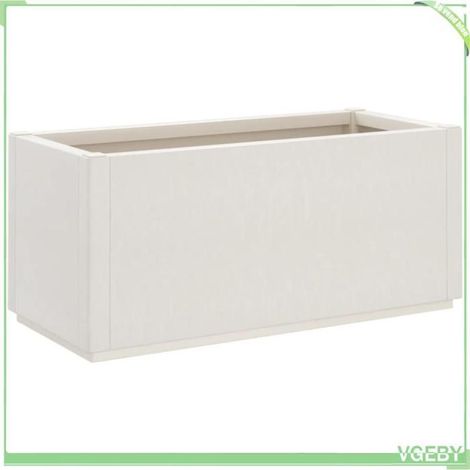 Jardinière / bac à fleurs - FAFEICY - 368776 - Blanc - 80 x 36 x 35 cm - 80 L (PP anti-choc) (1/5)