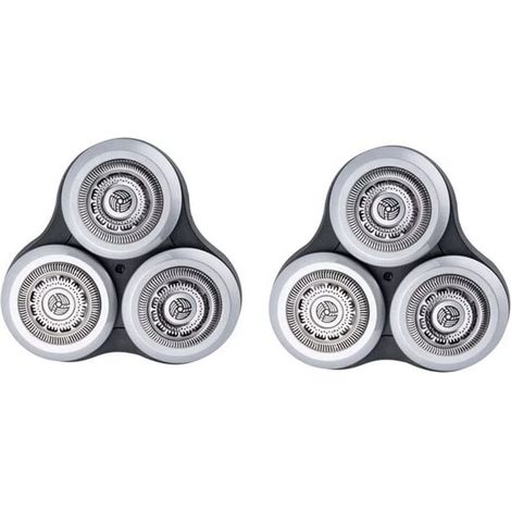 2X Têtes de Rechange SH90 pour Rasoirs Series 9000 S9911 S9731 S9711 S9511 S9111 S9031 S9988 Lame Rasoir (1/4)