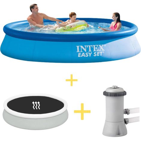 Intex Piscine Easy Set Ronde - 366x76 cm - 3-pièces  S21299 (1/4)