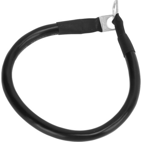 Hochleistungsfähiges, flexibles, verschleißfestes und hochtemperaturbeständiges 4 AWG Erdungskabel für Wohnmobile, Boote und Autos (schwarz). (1/5)