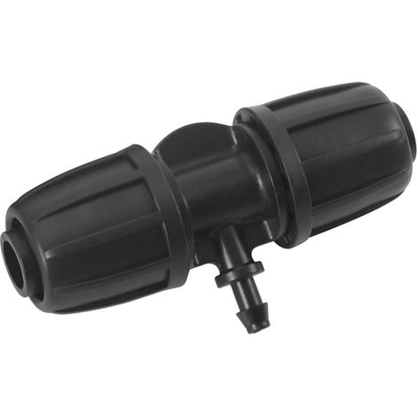 Lot de 10 Dérivation en T, Raccords en T - 16 mm vers 4/7 - Pour système d'irrigation de jardin (1/5)