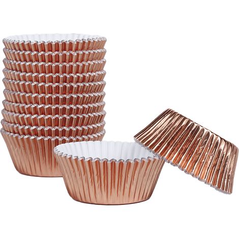 Cupcake Liner - Moule À Muffin En Aluminium Alimentaire - Pour Pâtisserie Et Fêtes - 500 Pièces (1/5)