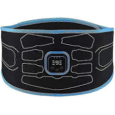 Unisex EMS-Bauchgurt (elektrischer Muskelstimulator), kompatibel mit Vibrationstraining zur Figurformung und Körperstraffung. – AquaForge
