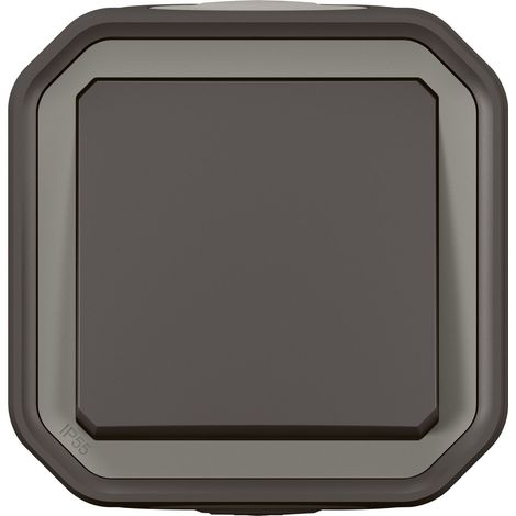 Legrand - Interrupteur ou va-et-vient Plexo complet saillie - anthracite