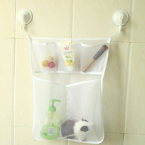 Badewannen-Organizer-Tasche, Aufbewahrungskorb, Netz für Spielzeug zur Babyparty (1/5)