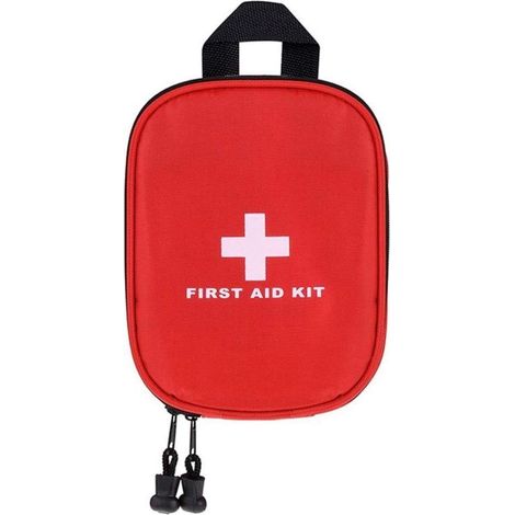 Lntyq Trousse de Premiers Secours en Nylon, Sac de Premiers Soins Compact et léger pour Voiture, Plein air, Bateau, Camping, randonnée (Sac Seulement) (1/5)