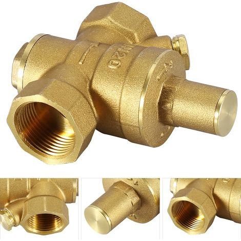 DN20 3/4" Réducteur de Pression d'Eau Réglable Vanne Régulateur 1.6MPa (1/5)