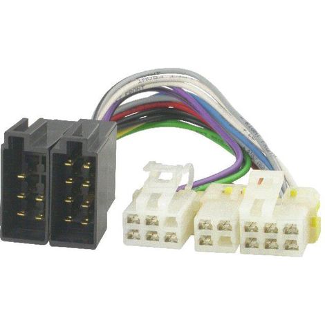 Fiche Autoradio 16PIN vers ISO - 100NX 200SX 300ZX Almera Maxima Micra Pathfinder Patrol Primera Terrano