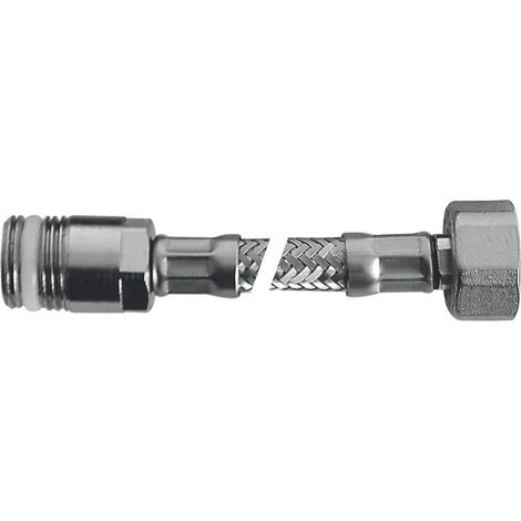 SCELTO DA DESIVERO Flessibile Flex inox c/rosone mp 1/2"xf3/8"l.500 codice prod: DSV04723 (1/2)