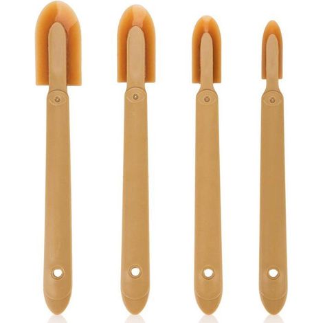 Outils de jointoiement 4 tailles, forme courbée, poignée longue, pour carrelage cuisine et salle de bain (1/5)