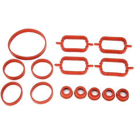 QORVA-Kit de collecteur d'admission 14 pièces/ensemble adapté au moteur Diesel 6 cylindres M57 M47 E87 E46 E90 E91 E92 E93 E39 E60