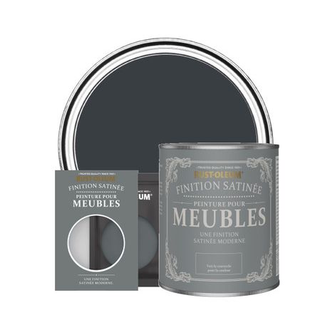 Peinture pour Meubles Finition Satinée - Anthracite (Ral 7016) (1/3)