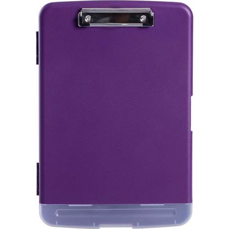 Porte-documents avec pince, bloc-notes, conception résistante à l'eau, boîte de rangement, boîte à documents avec porte-stylo intégré pour les écoles, les bureaux et les environnements industriels (1/5)