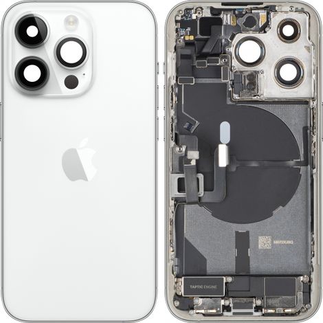 batteria apple iphone 14 pro copertura argento 1 pezzo
